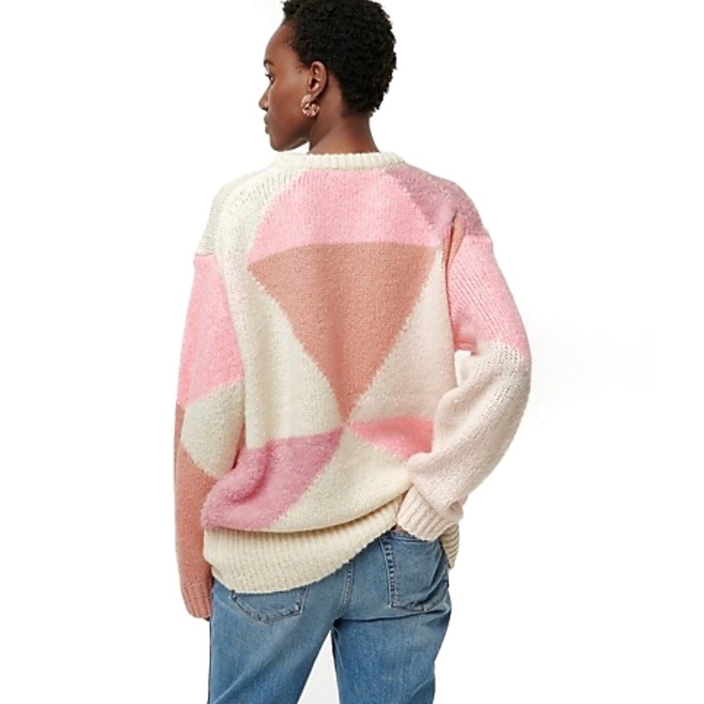 J Crew Colorblock Sweater - Picture 3 of 6